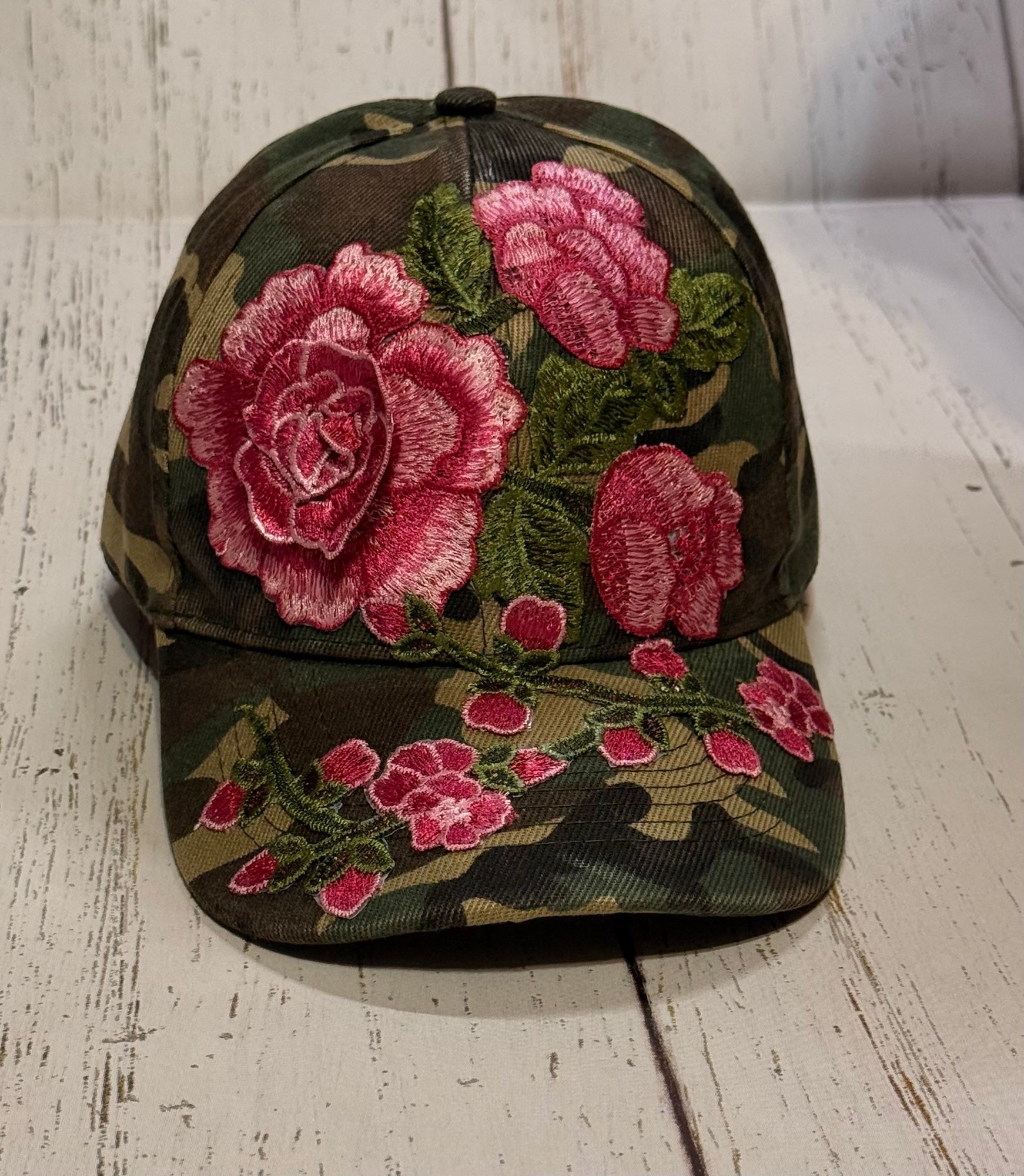 FLORAL CAMOUFLAGE HAT