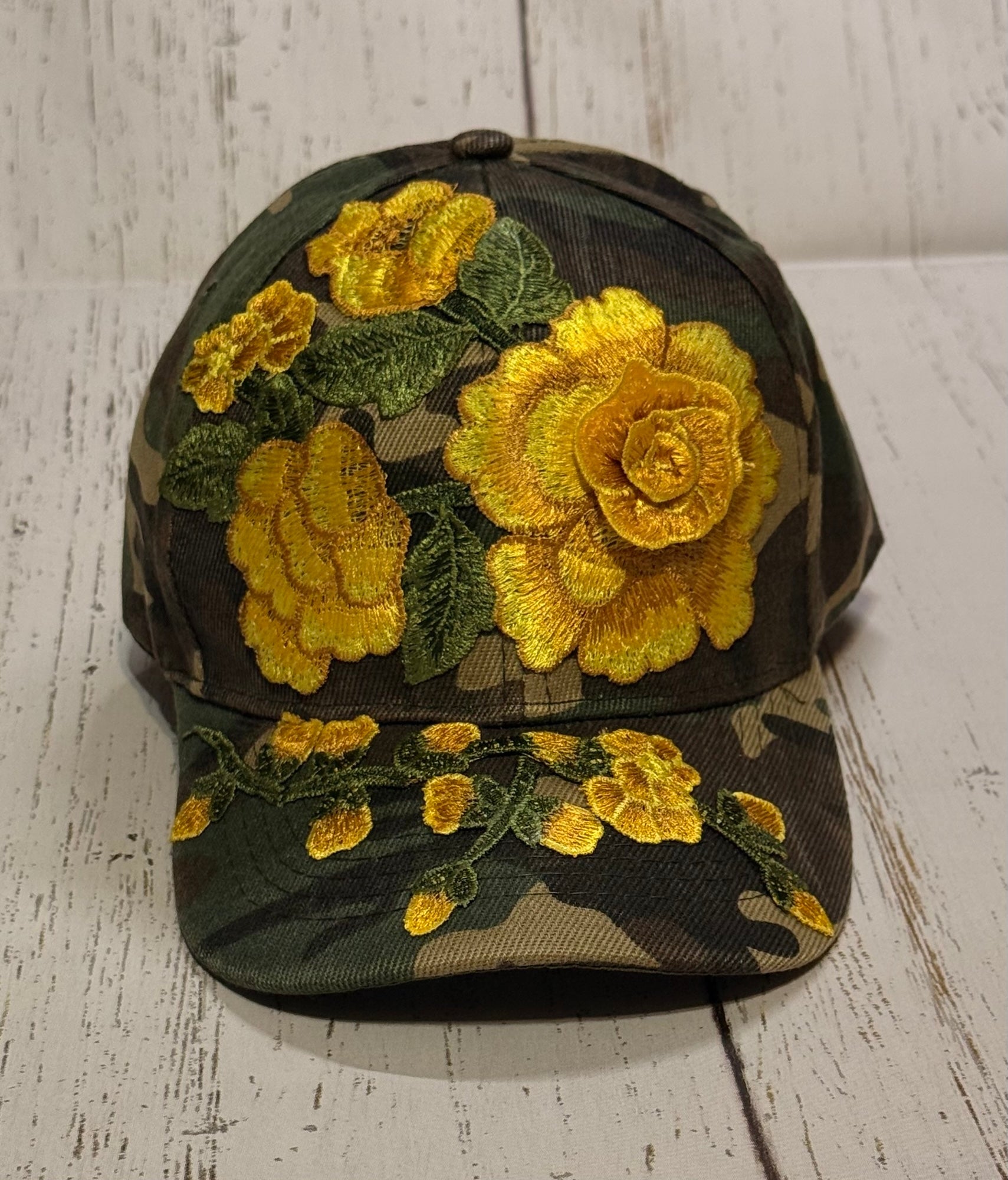 FLORAL CAMOUFLAGE HAT