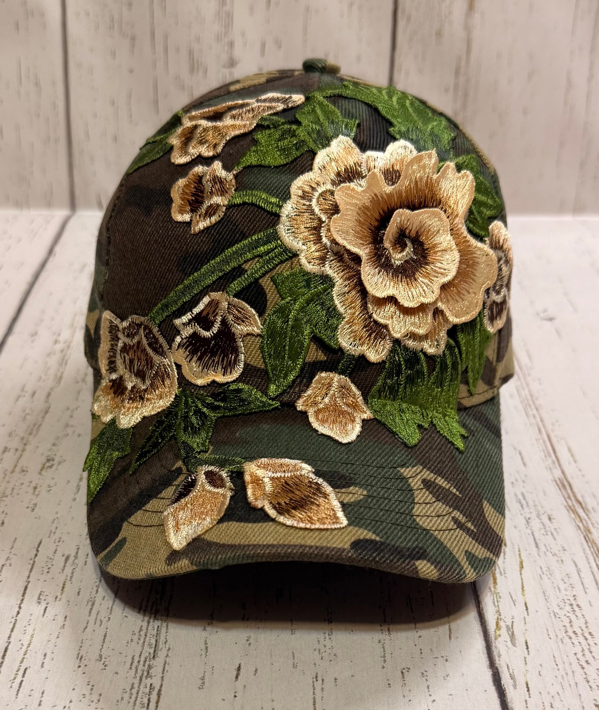 FLORAL CAMOUFLAGE HAT