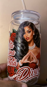 Load image into Gallery viewer, Delta Sigma Theta Glam Tumbler

