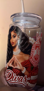 Load image into Gallery viewer, Delta Sigma Theta Glam Tumbler
