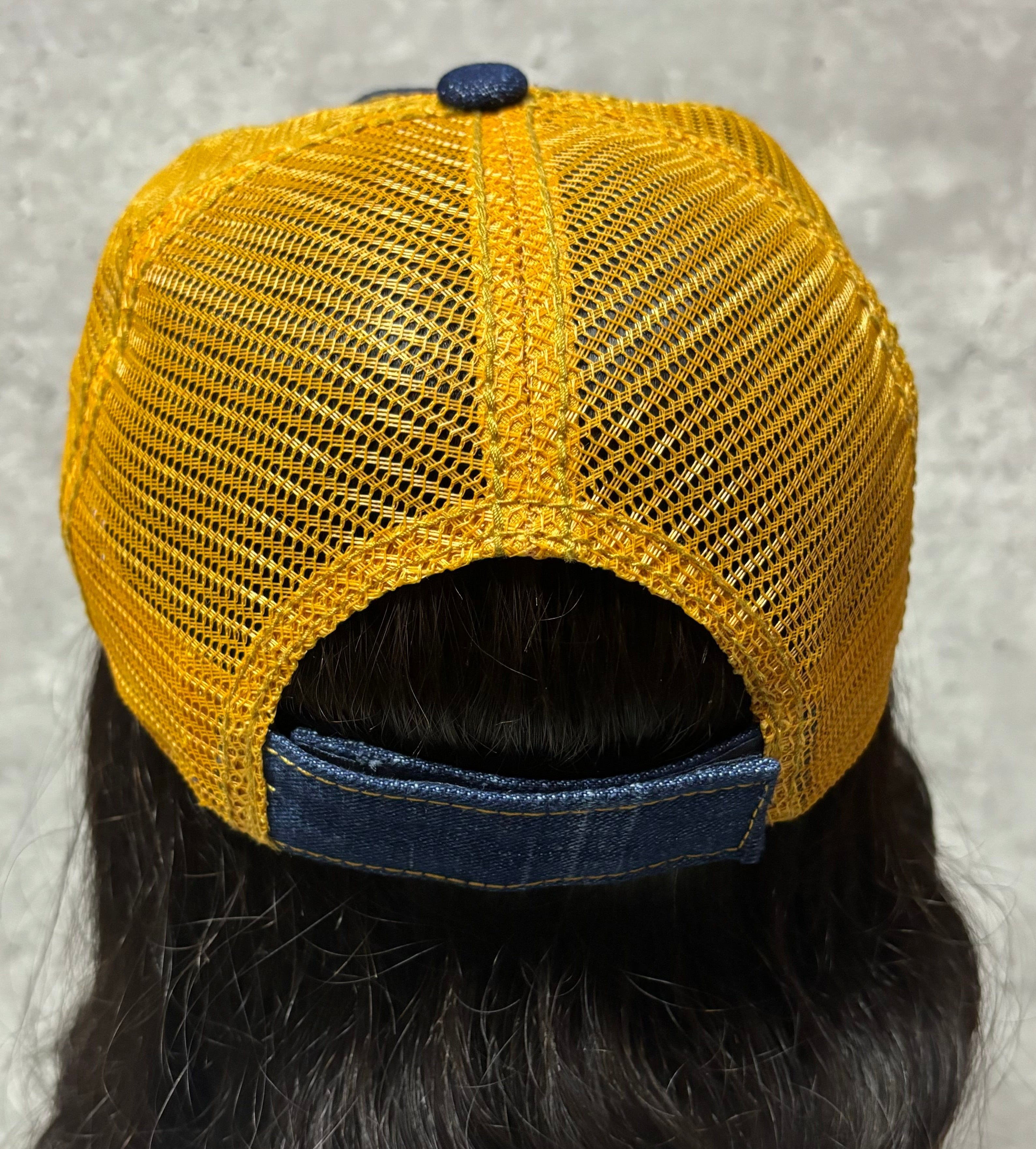 KNOW YOUR WORTH THEN ADD TAX DISTRESSED DENIM TRUCKER