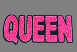 Load image into Gallery viewer, QUEEN CHENILLE IRON ON PATCH
