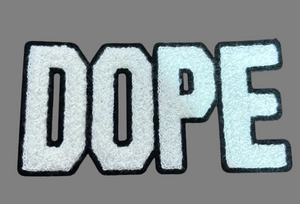 DOPE CHENILLE IRON ON PATCH