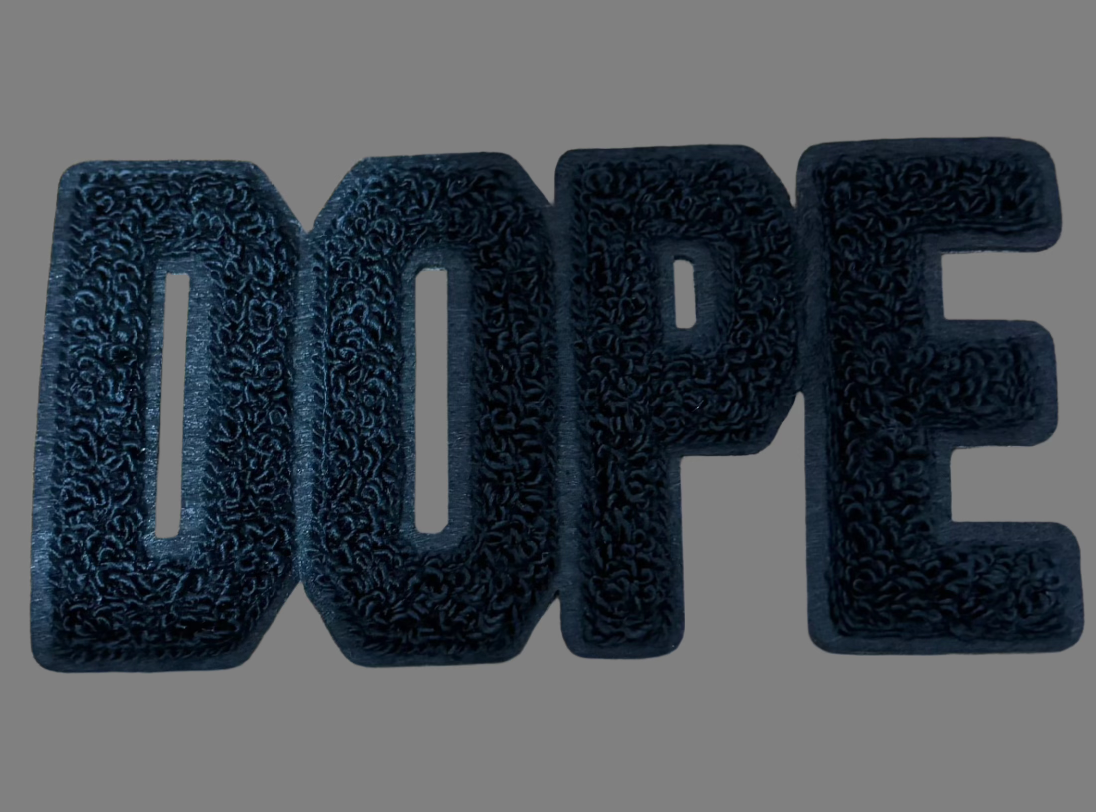 DOPE CHENILLE IRON ON PATCH