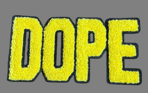 DOPE CHENILLE IRON ON PATCH