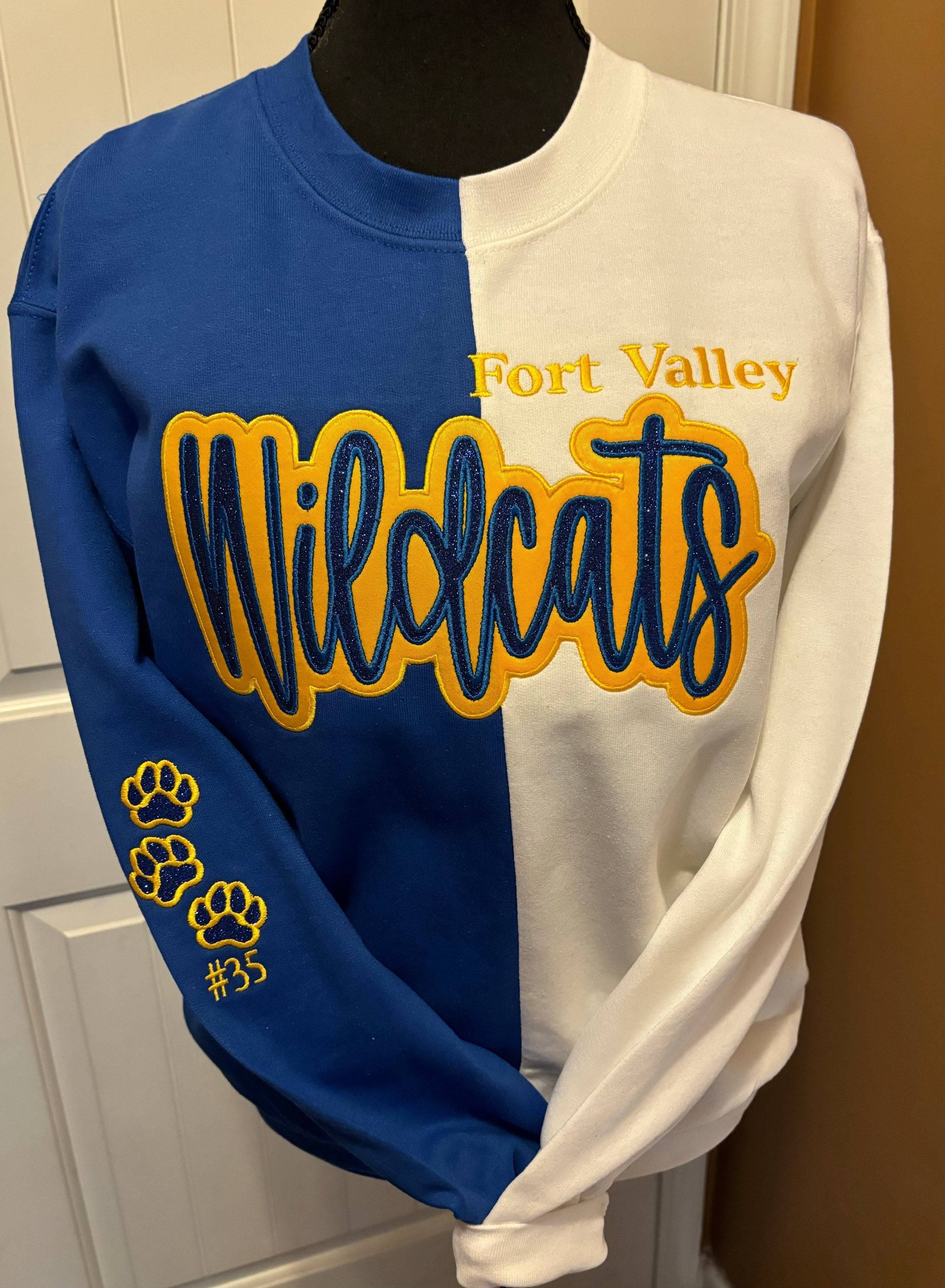 TWO TONE CREWNECK SWEATSHIRT BLANKS