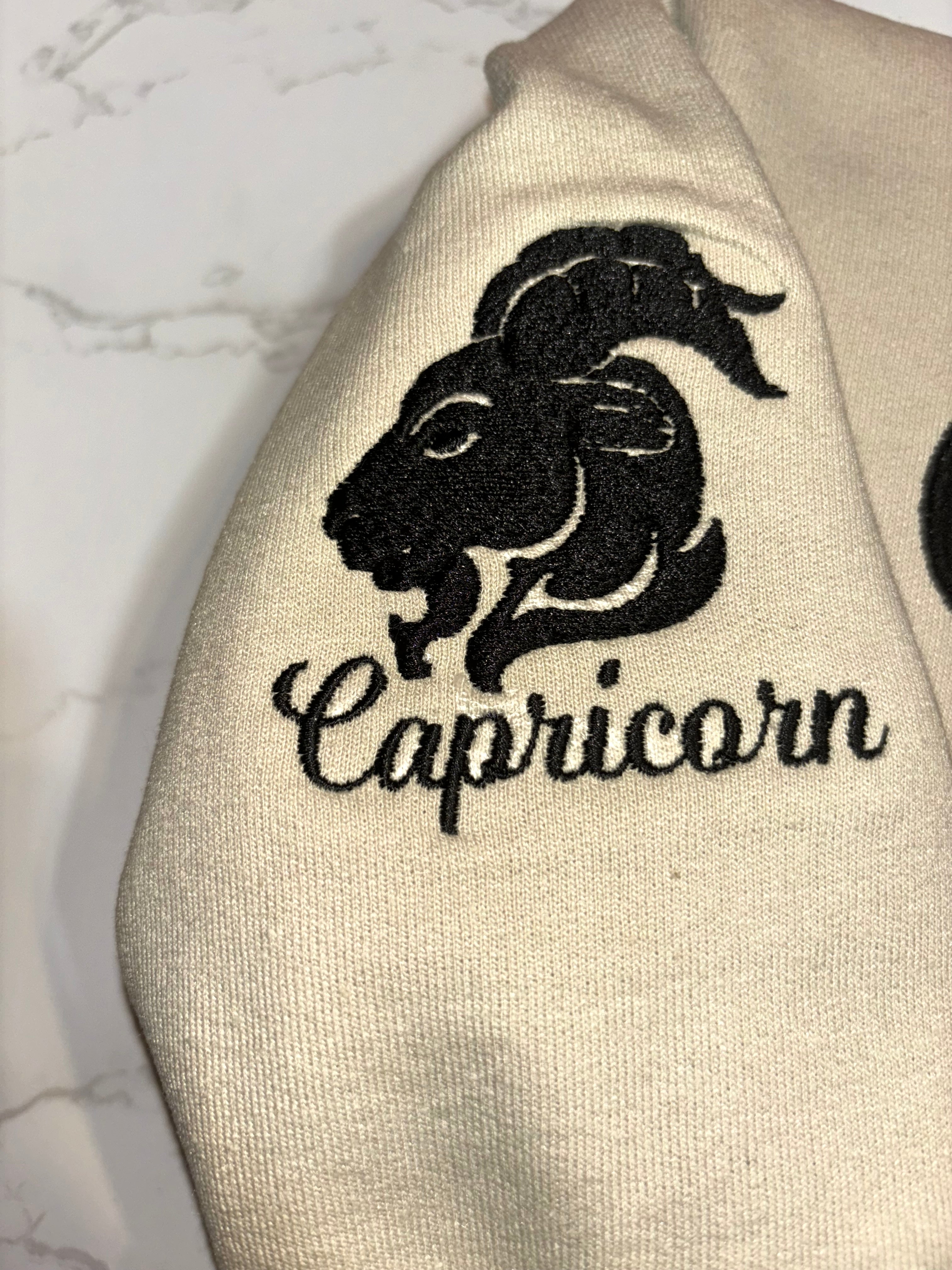ZODIAC EMBROIDERED SWEATSHIRT ( ALL SIGNS ARE ON THIS LISTING)