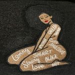 Load image into Gallery viewer, BLACK WOMEN AFFIRMATION EMBROIDERY PATCH
