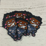 Load image into Gallery viewer, BETTY BLUE JEAN EMBROIDERY DESIGN
