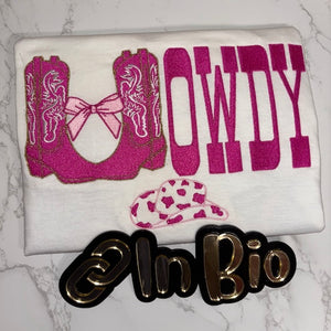 HOWDY EMBROIDERED SHIRT