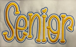 SENIOR 3D PUFF EMBROIDERY DESIGN