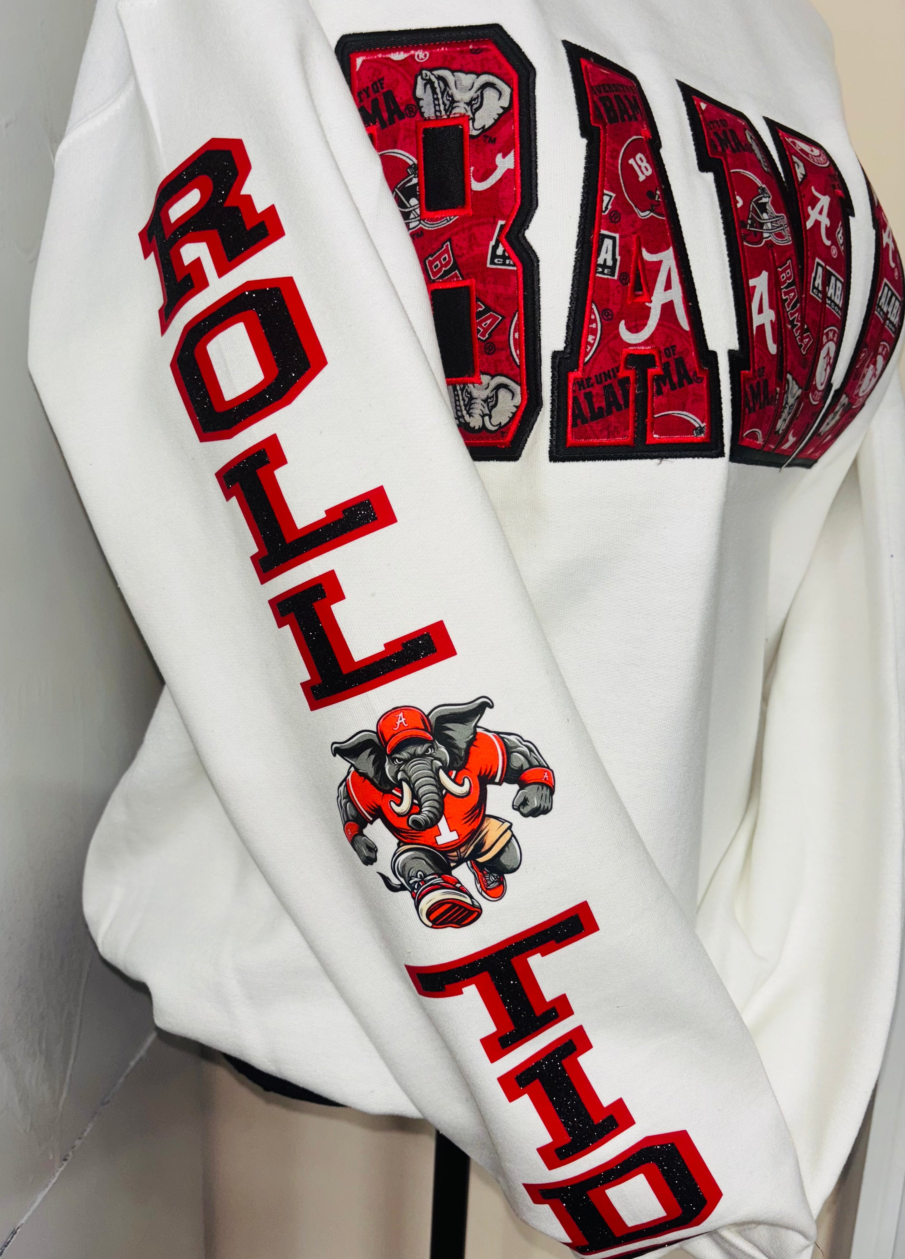BAMA VARSITY EMBROIDERED SWEATSHIRT