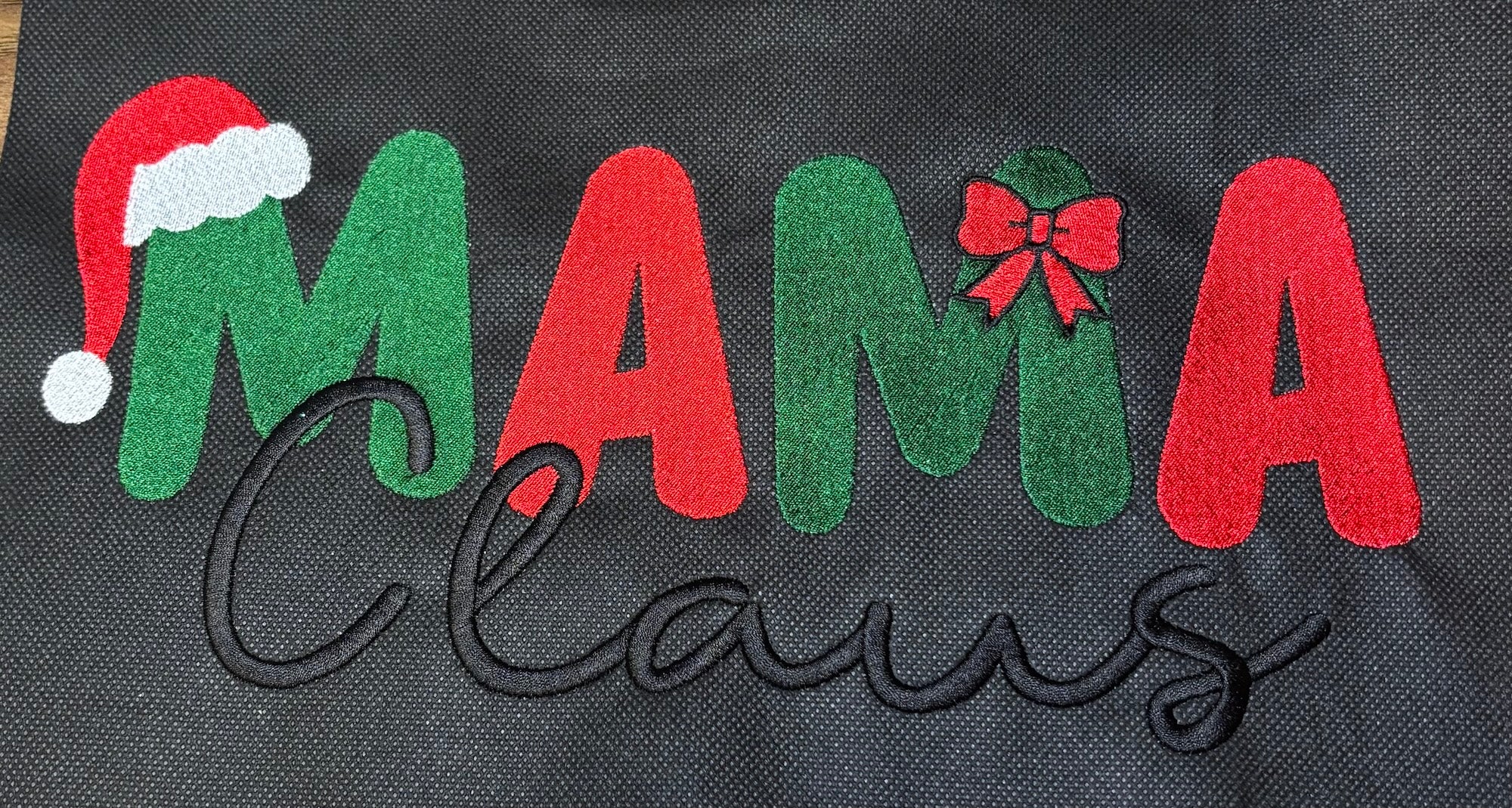 MAMA CLAUS EMBROIDERY DIGITAL FILE