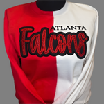 Load image into Gallery viewer, SPORTS TEAM TWO TONE EMBROIDERED SWEATSHIRT
