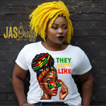 Load image into Gallery viewer, THEY NOT LIKE US JEWELS DREADS SHIRT
