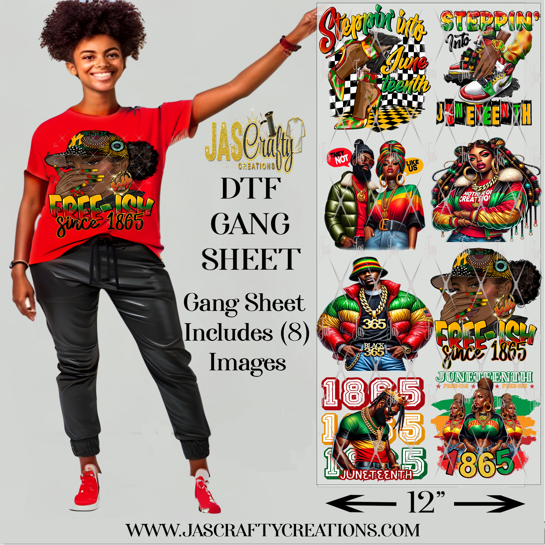 JUNETEENTH (1)  PREMADE GANG SHEET