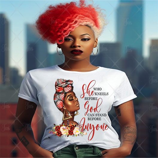 SHE WHO KNEELS BEFORE GOD DTF GANG SHEET
