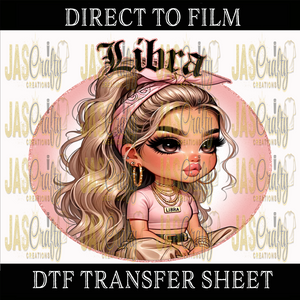 LIBRA GIRL READY TO PRESS TRANSFER