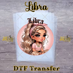 Load image into Gallery viewer, LIBRA GIRL READY TO PRESS TRANSFER
