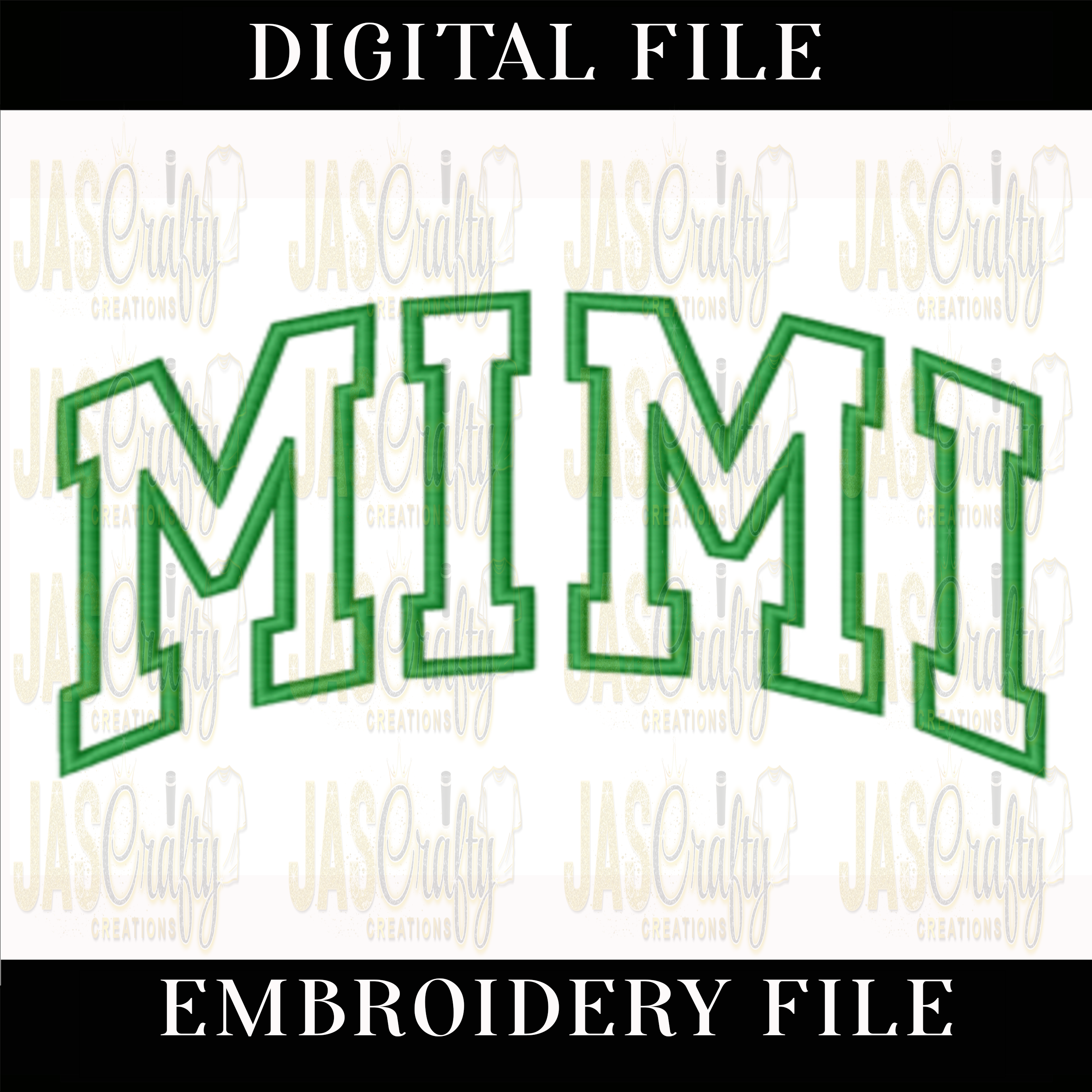MIMI ARCHED APPLIQUE EMBROIDERY DESIGN