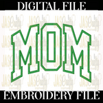 Load image into Gallery viewer, MOM ARCHED APPLIQUE EMBROIDERY DESIGN
