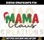 Load image into Gallery viewer, MAMA CLAUS EMBROIDERY DIGITAL FILE
