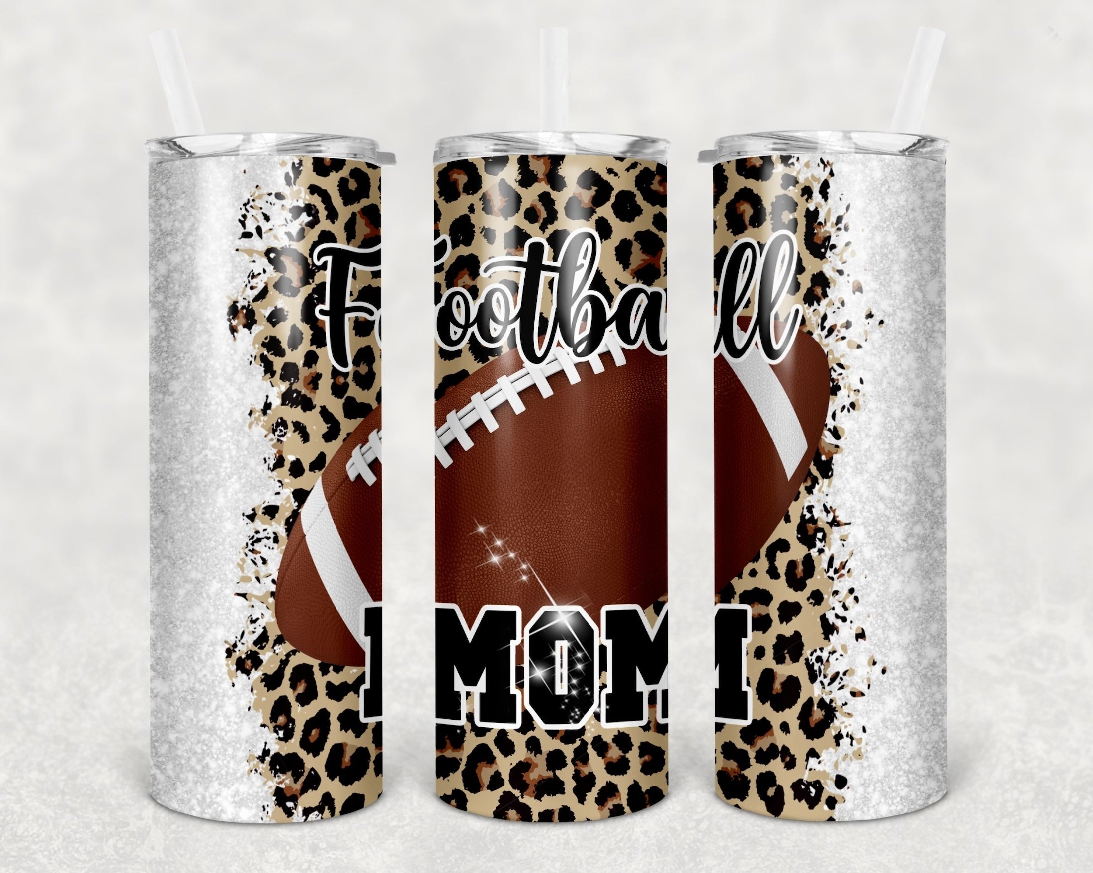 FOOTBALL MOM  TUMBLERS