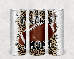 FOOTBALL MOM  TUMBLERS