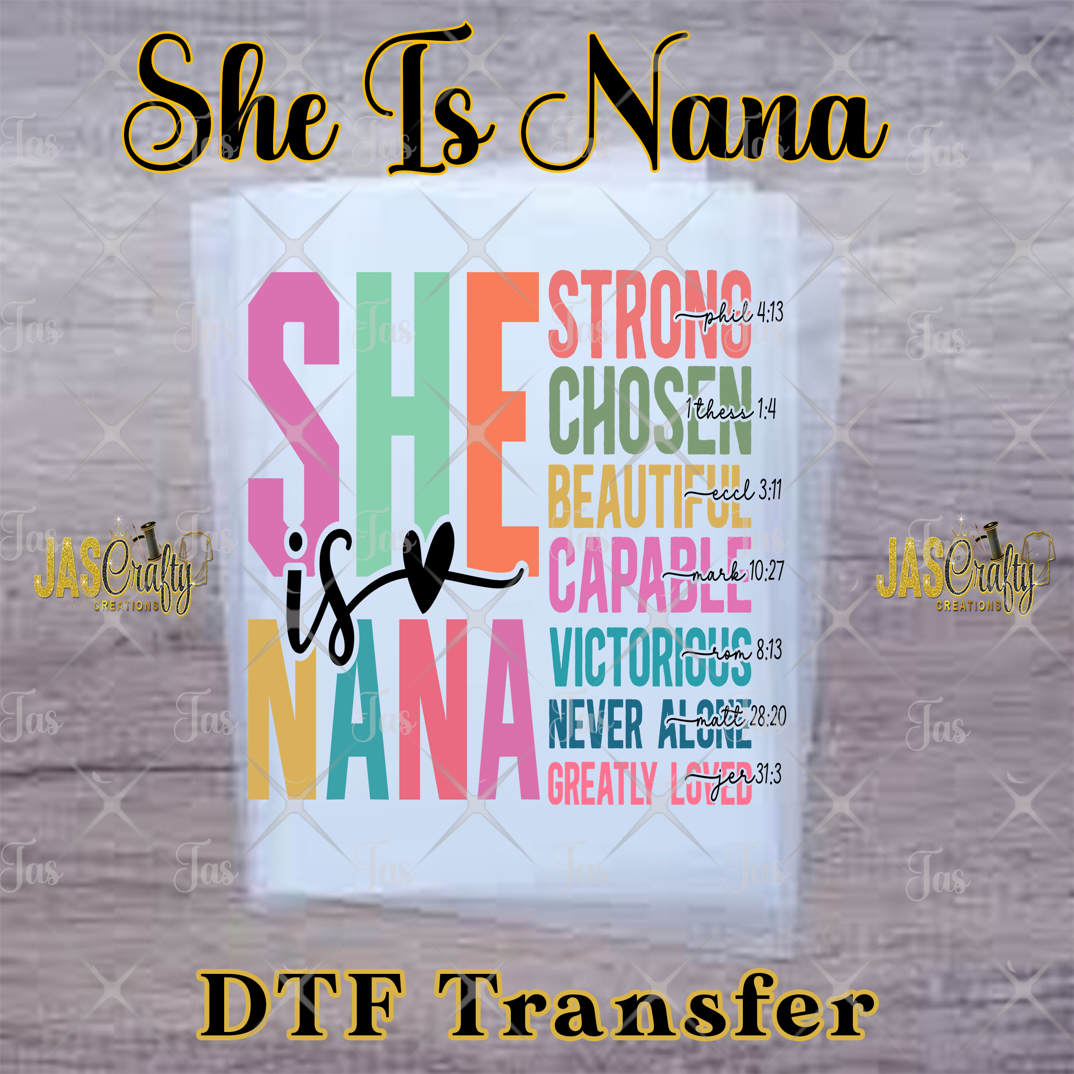 SHE IS NANA READY TO PRESS TRANSFER