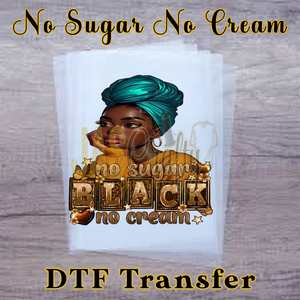 MELANIN LADY BLACK NO SUGAR NO CREAM READY TO PRESS TRANSFER