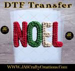 Load image into Gallery viewer, CHRISTMAS FAUX CROCHET  READY TO PRESS TRANSFERS

