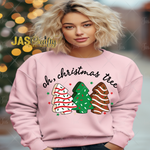 Load image into Gallery viewer, OH MY CHRISTMAS TREE SNACKS  READY TO PRESS TRANSFER
