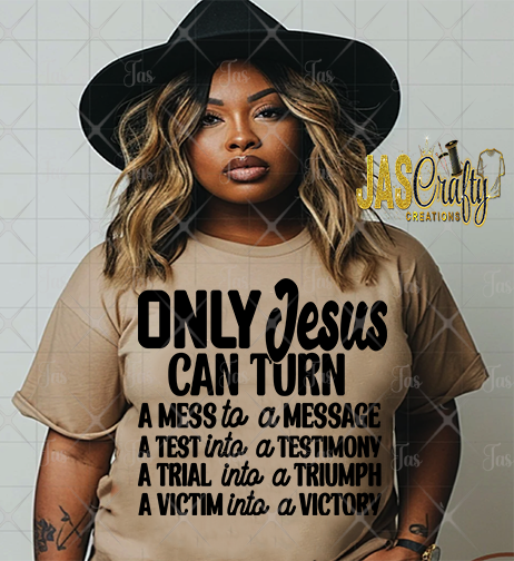 ONLY JESUS READY TO PRESS TRANSFER
