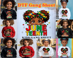 Load image into Gallery viewer, BLACK HISTORY MONTH PEEK A BOO KIDS READY TO PRESS TRANSFERS
