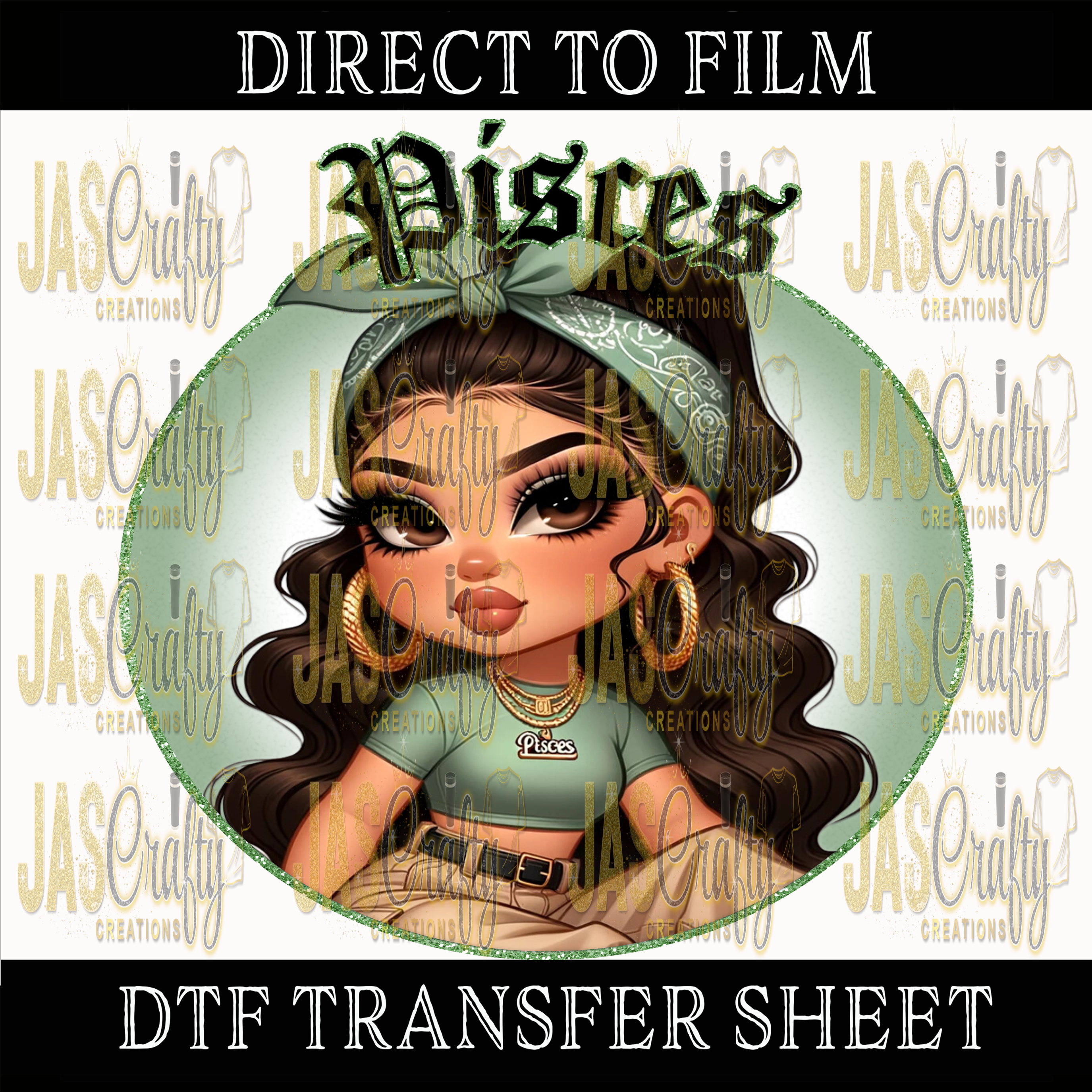 PISCES GIRL READY TO PRESS TRANSFER