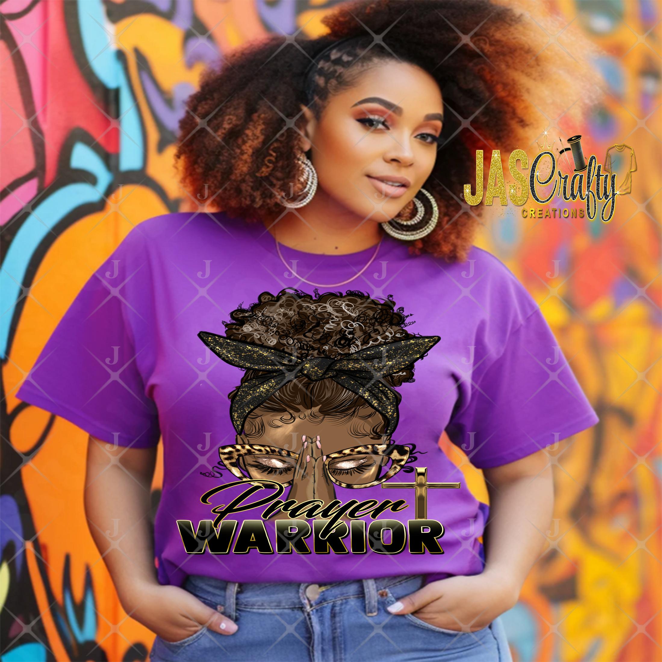 PRAYER WARRIOR MESSY BUN  SHIRT