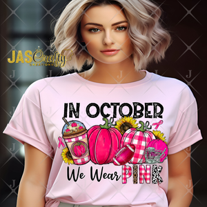 IN OCTOBER WE WEAR PINK FOOTBALL READY TO PRESS TRANSFER