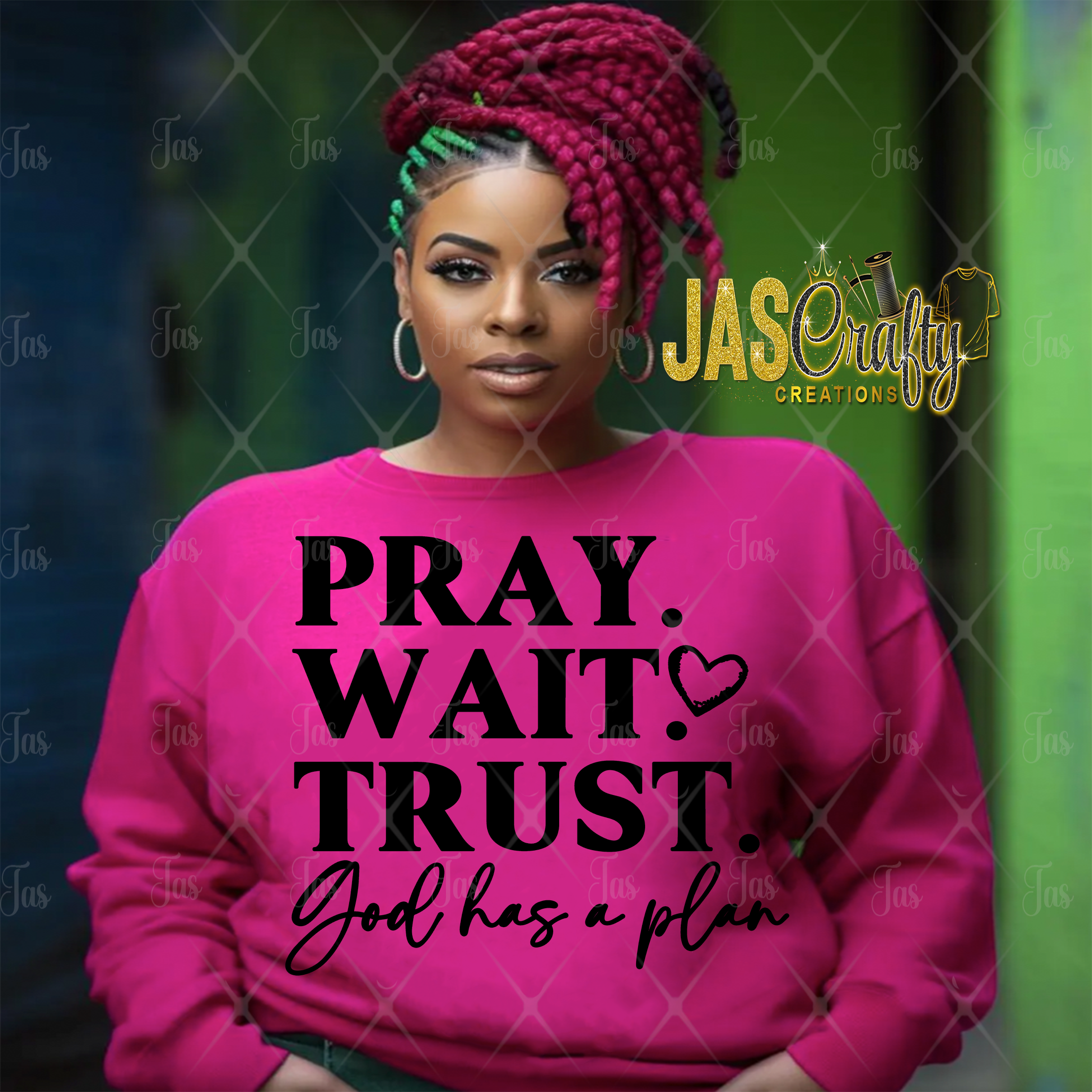 PRAY WAIT TRUST READY TO PRESS TRANSFER