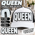 Load image into Gallery viewer, QUEEN CHENILLE IRON ON PATCH
