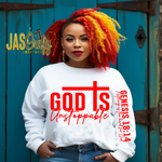 Load image into Gallery viewer, GOD IS UNSTOPPABLE GENESIS SHIRT
