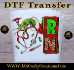 Load image into Gallery viewer, MEAN GREEN GUY HAND RN READY TO PRESS TRANSFER
