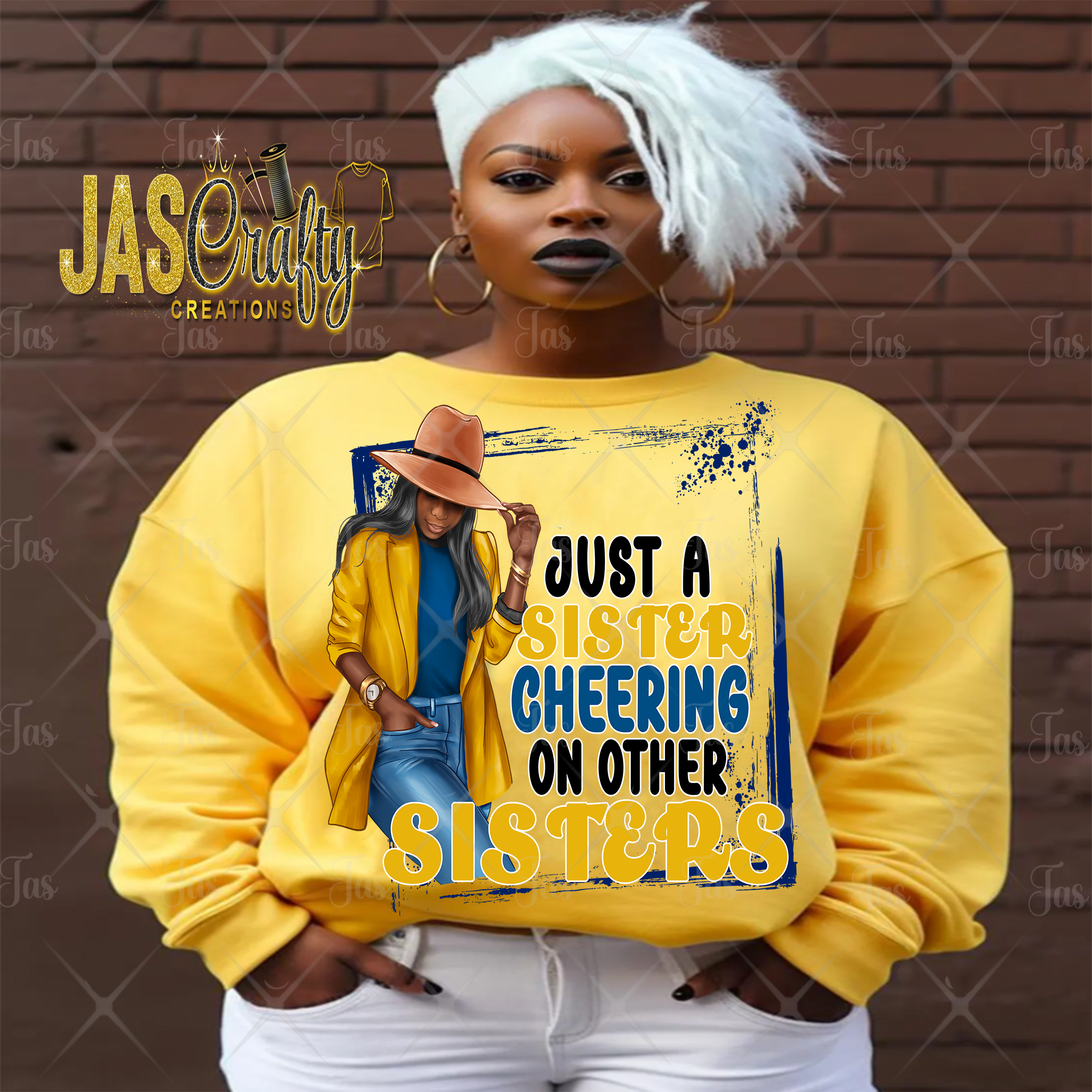 JUST A SISTER CHEERING RHO SHIRT