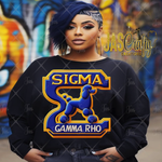 Load image into Gallery viewer, GAMMA RHO FAUX EMBROIDERY READY TO PRESS TRANSFER
