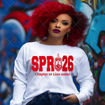 Load image into Gallery viewer, DELTA SIGMA THETA CROSSING SHIRT
