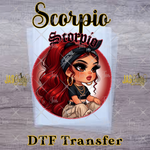 Load image into Gallery viewer, SCORPIO GIRL READY TO PRESS TRANSFER

