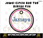Load image into Gallery viewer, JEWEL CIRCLE ITH BAG TAG DIGITAL FILE
