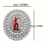 Load image into Gallery viewer, Delta Sigma Theta Fortitude Brooch
