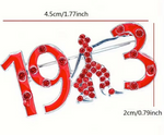 Load image into Gallery viewer, Delta Sigma Theta Fortitude Rhinestone Brooch
