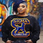 Load image into Gallery viewer, Sigma Gamma Rho Faux Embroidery Shirt
